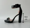 Sandale dama cu toc gros negre 109
